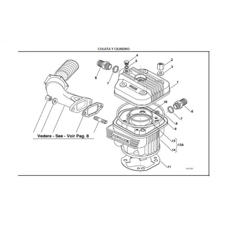 REF.011 JUNTA BASE CILINDRO X30 MYLAR 1/10