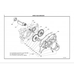 REF.129A KIT TAPA ENGRANAJES X30