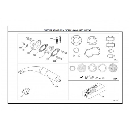 REF.132 CODO ESCAPE X30 JUNIOR 22,7mm